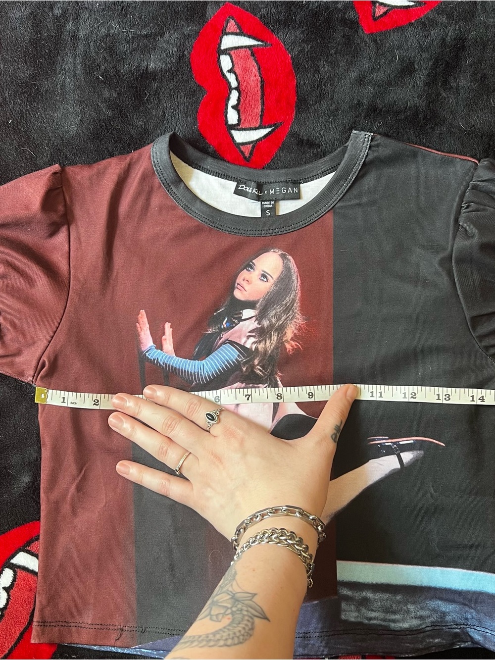 Megan x Dolls Kill - Viral Sensation Baby Tee - Picture 4 of 5